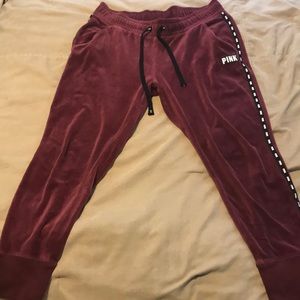 Victoria’s Secret PINK velour joggers